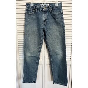 Baileys PT Med Wash Straight Denim Jeans Zip Size 33x30 Mid Rise Pockets Reg Fit